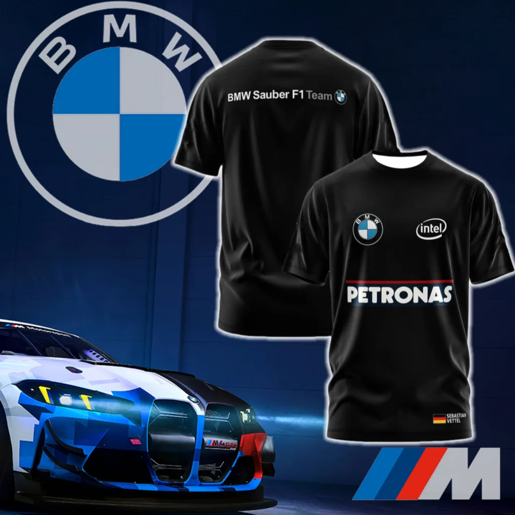 

BMW M POWER Men's Quick-Drying T-Shirt Outdoor Sports Cycling Breathable T-Shirt Newberlin Racing T-Shirt Limited Edition