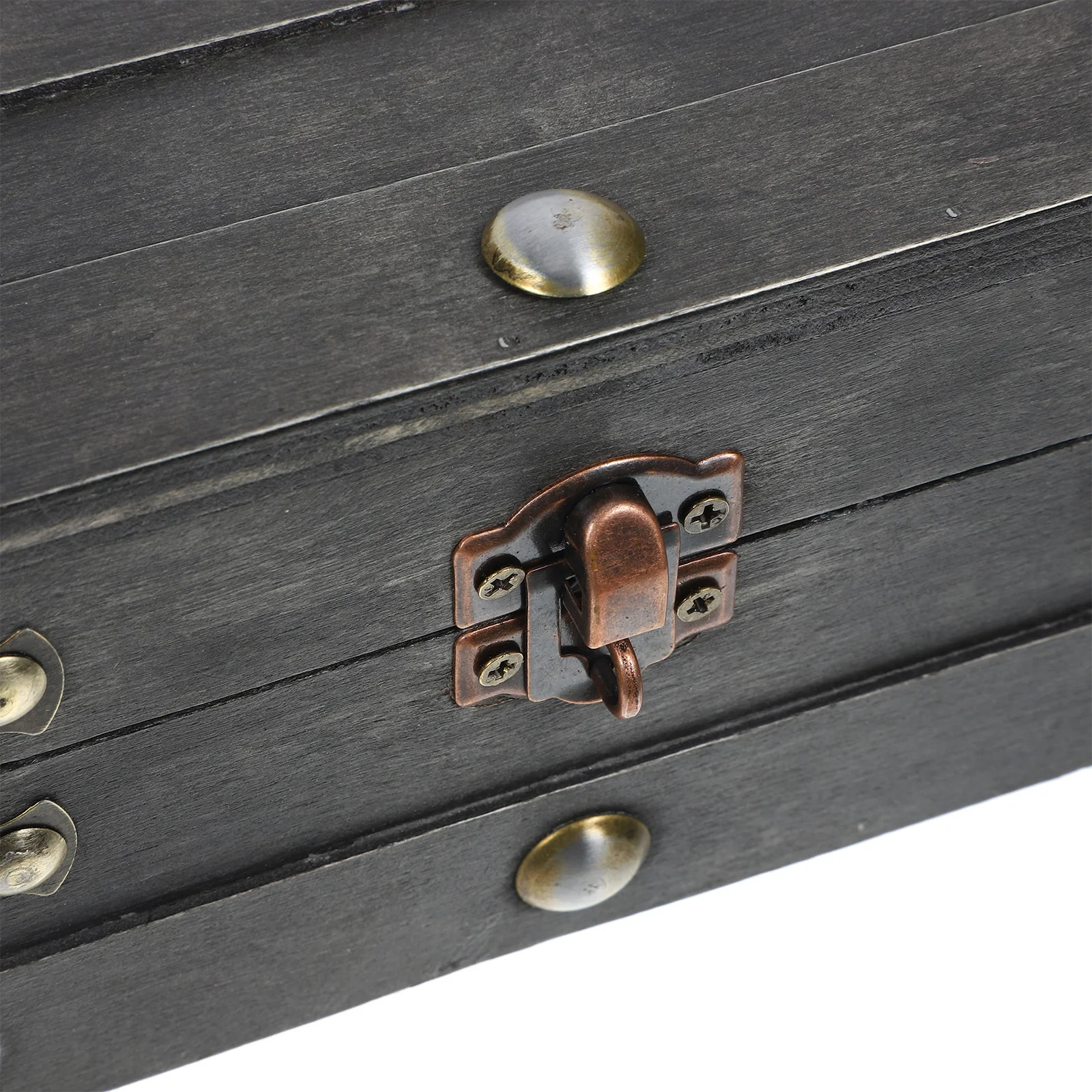 

Vintage Pirate Treasure Chest Jewelry Box Wooden Trinket Storage Organizer Keepsake Retro Gift For Women Small Desktop