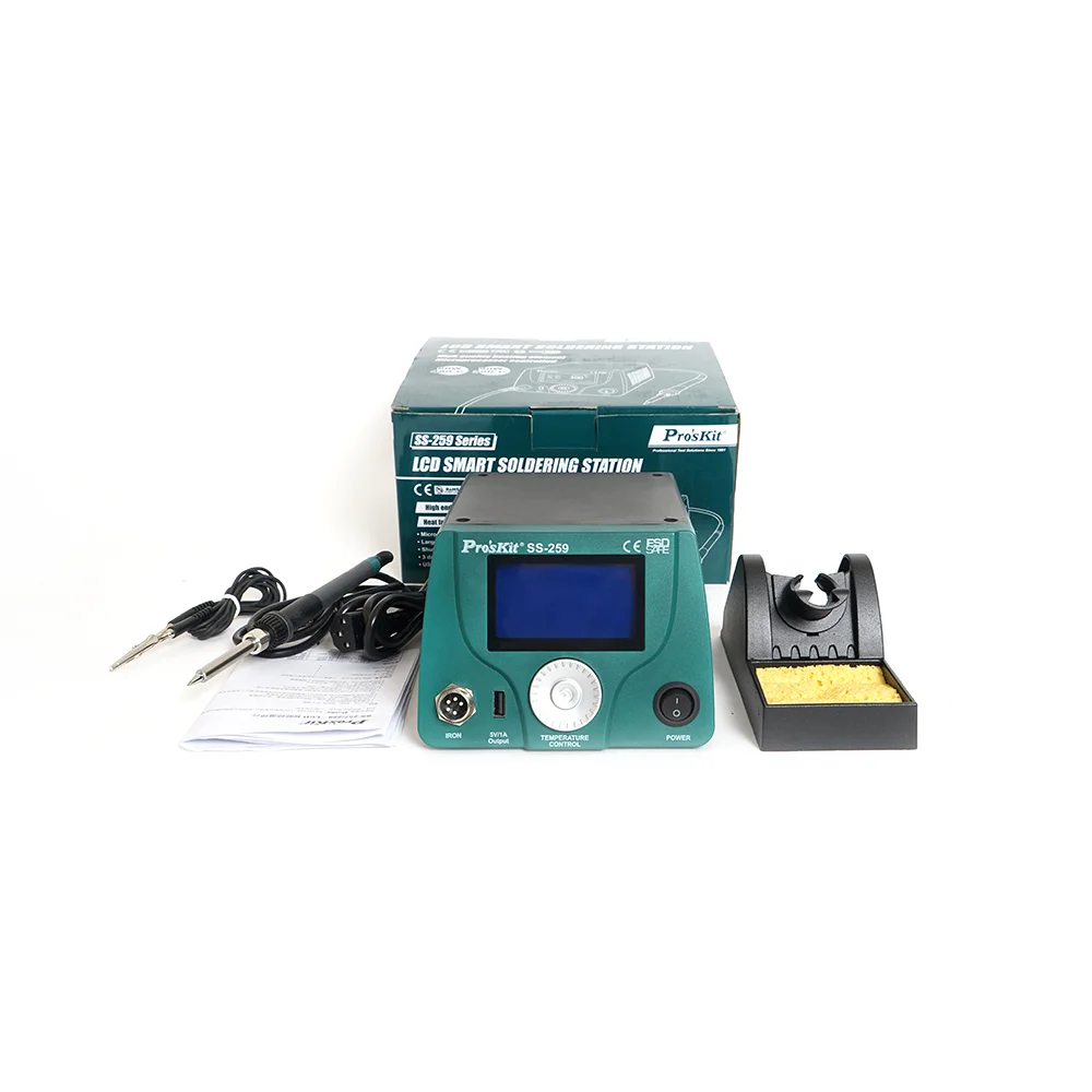 Pro'sKit SS-259H digital display intelligent temperature control welding table anti-static constant temperature soldering iron