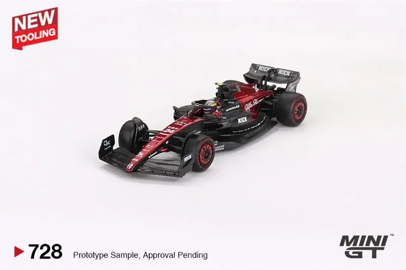 MINI GT 1:64 Romeo C43 #24 Zhou Guanyu /77 Valtteri 2023 F1 2023 Model Car