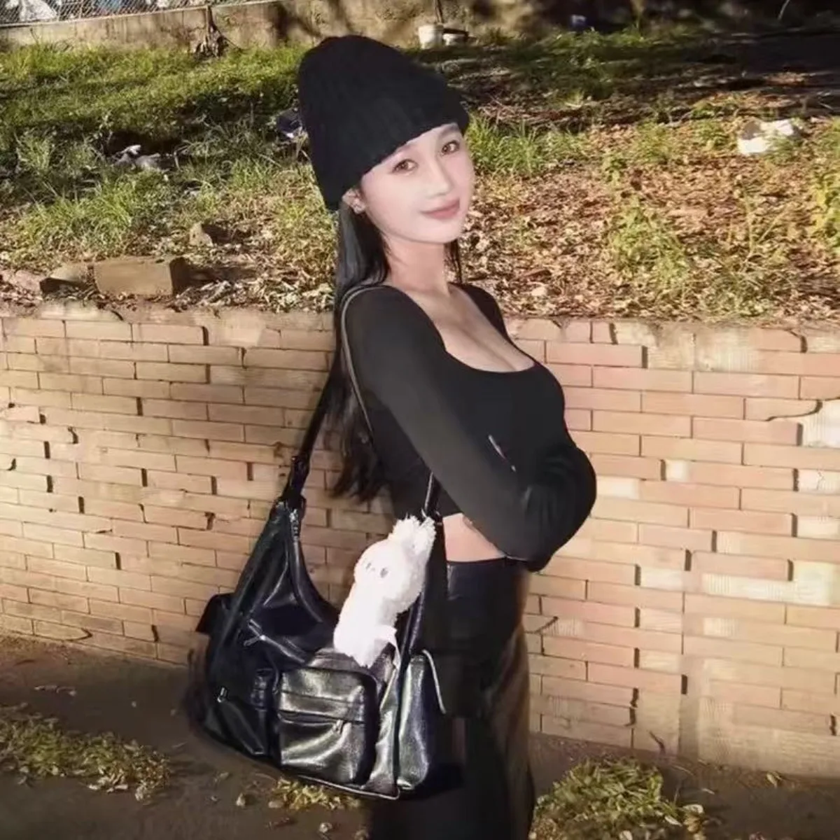 حقيبة كتف للركاب تحت الإبط بتصميم سرج 2025