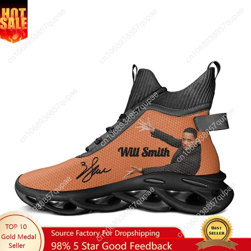 

Will Smith High Top Flats Sneakers American Rapper Mens Womes Casual Shoes Running Shoes Sneaker Mesh Footwear Custom Shoe