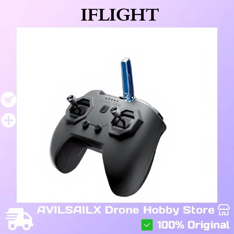 

IFlight Commando 8 Nano 2,4 ГГц передатчик ELRS (100 мВт) — контроллер гоночного дрона FPV с совместимостью с симулятором