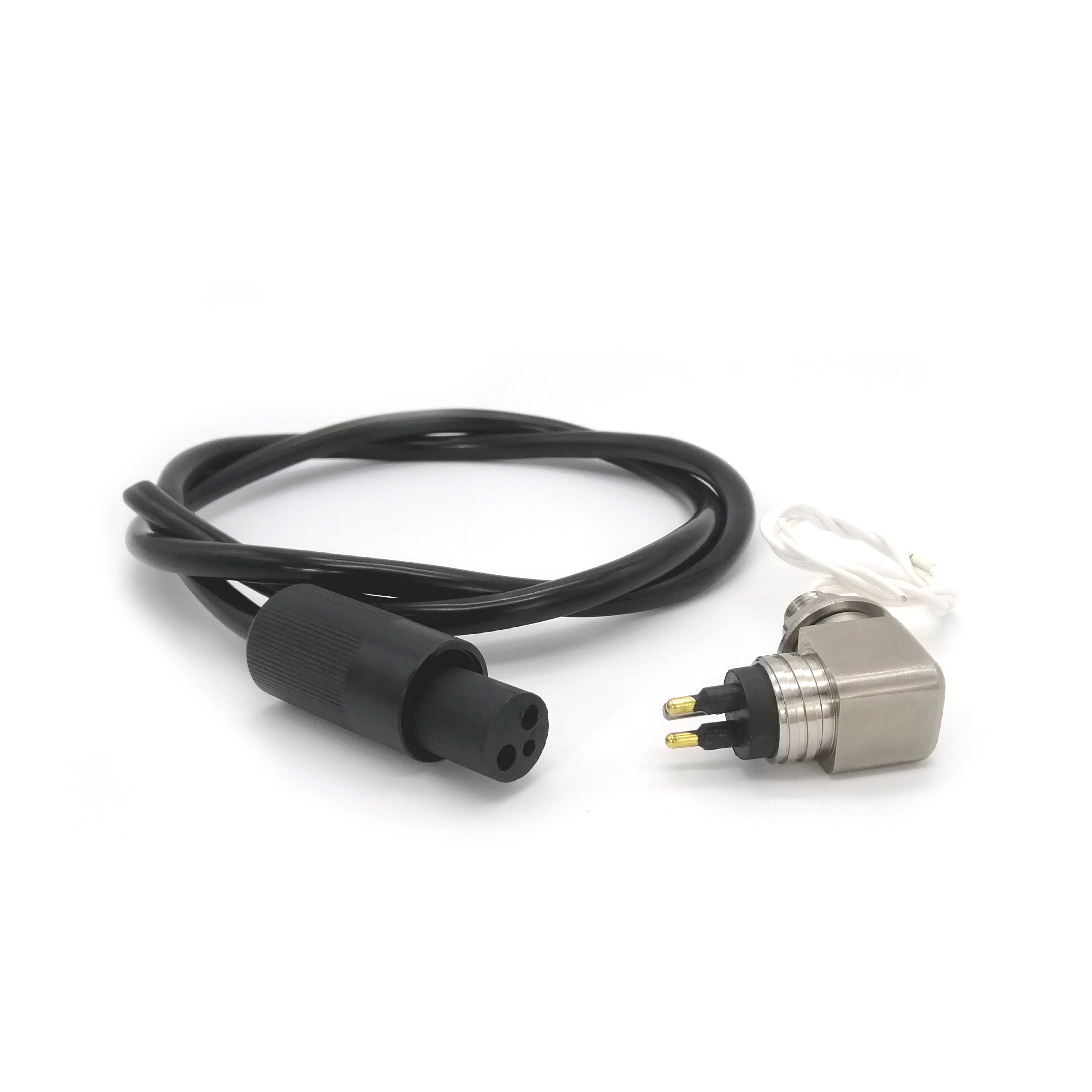 Supplier IP69 Waterproof 2Pin ROV Cable for Power Right Angle MCBHRA2M MCBHRA2F Underwater Connector Stainless Steel Male Power