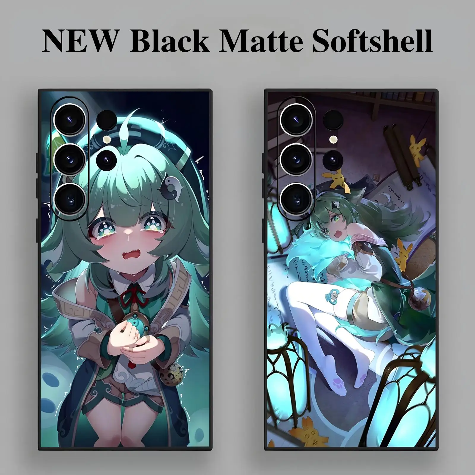 Phone Case For Samsung S26 S25 S24 S23 S22 S21 S20 Ultra Note20 Anti-Drop Soft Black Case Honkai Star Rail Huohuo