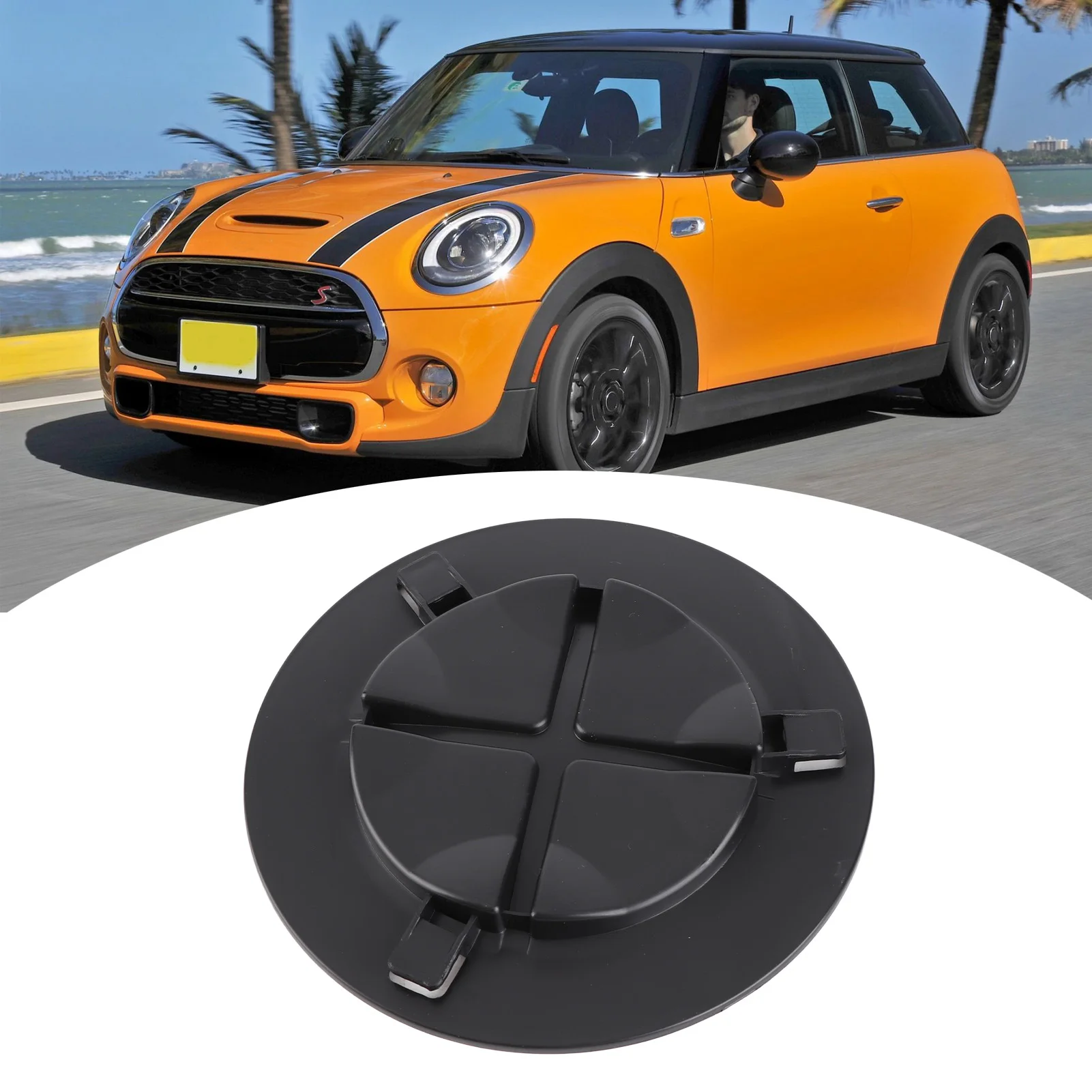 غطاء مبيت العجلة الأمامية غطاء غطاء عجلة القيادة 51772751776 واقي الطين الأمامي غطاء الإسكان استبدال لـ R55 R56 R57 R58 R59