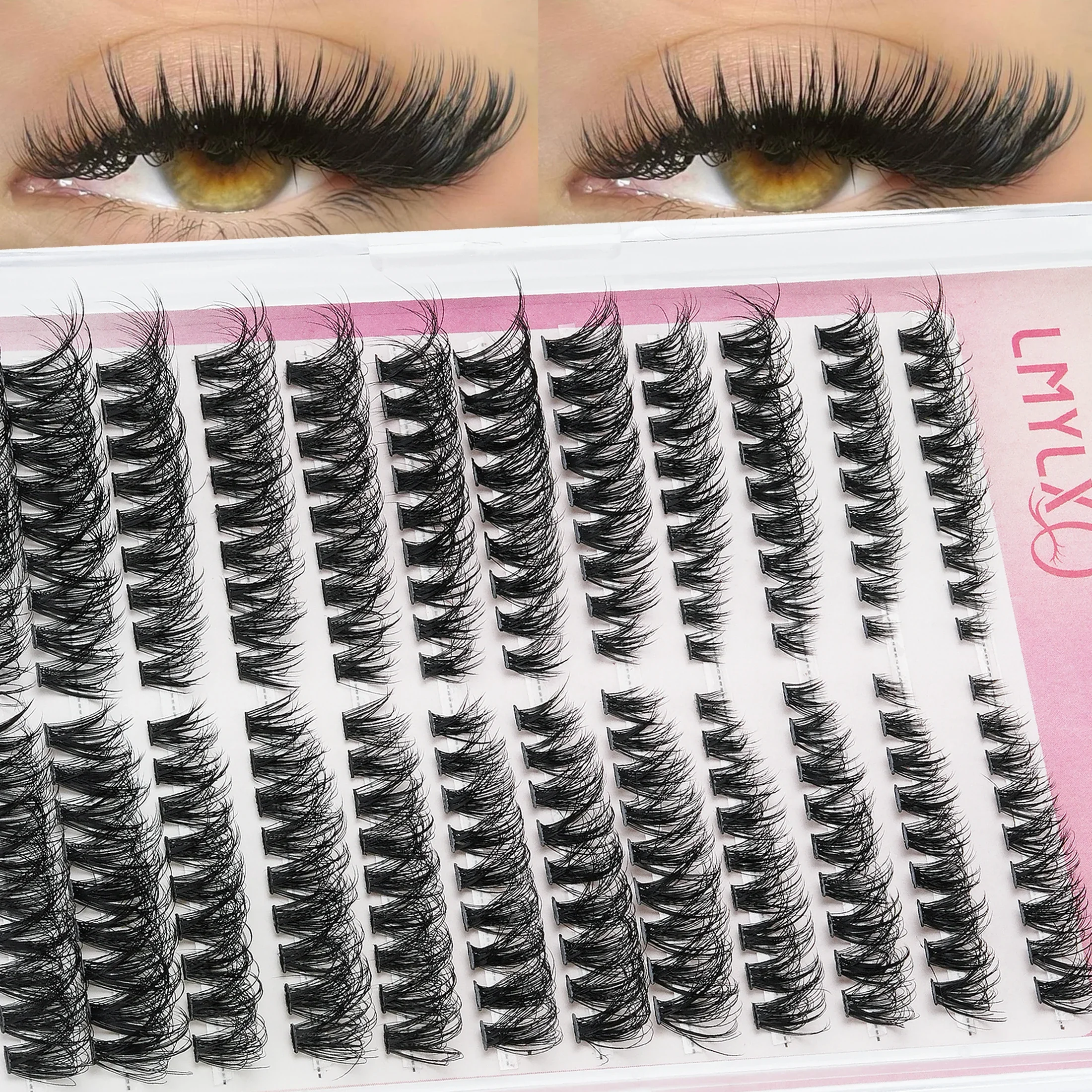 Eyelash Extension Cat Eye Wispy - Puszyste, rzęskowe kępki rzęs w stylu