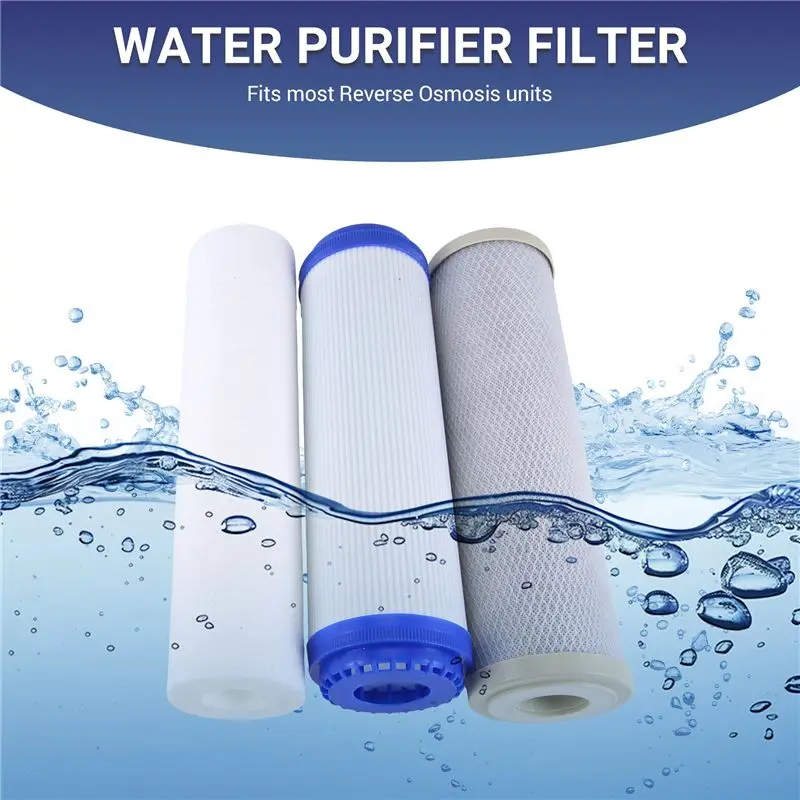 BAAO-10Inch Filter Elements Filtration System Purify Replacement Part Universal For Water Purifier For Household Appliances