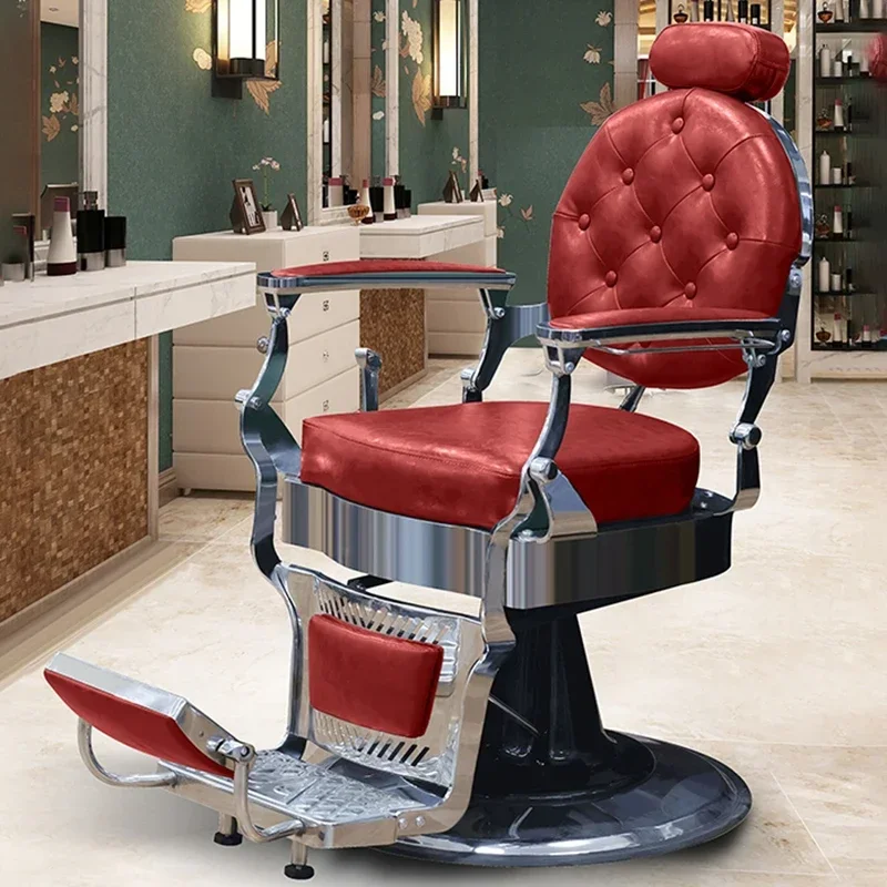 Эстетическое электрическое кресло, розовое парикмахерское кресло, парикмахерское кресло, салон парикмахера, профессиональная парикмахерская, роскошная откидная роскошь