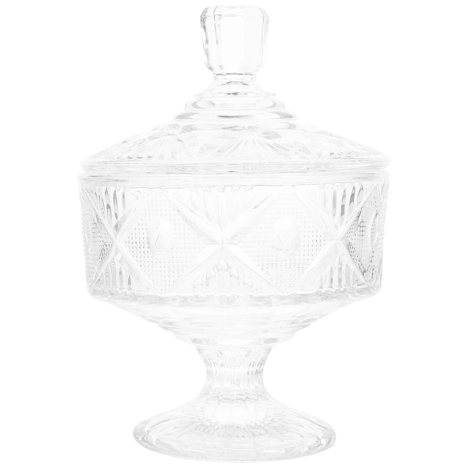 

1Pcs Glass Sugar Jar Sealed Storage Box Acid Alkali Resistant Lead Free Glass Storage Can Food Container
