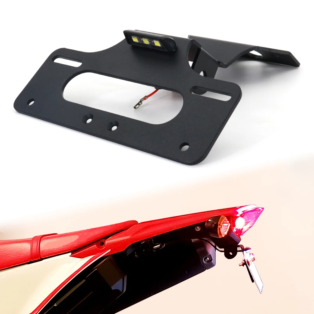 

Fit For HONDA CRF300L CRF300RALLY CRF300RX CRF300RL Rear License Plate Tail Frame Holder Bracket Tail Tidy Fender Eliminator Kit