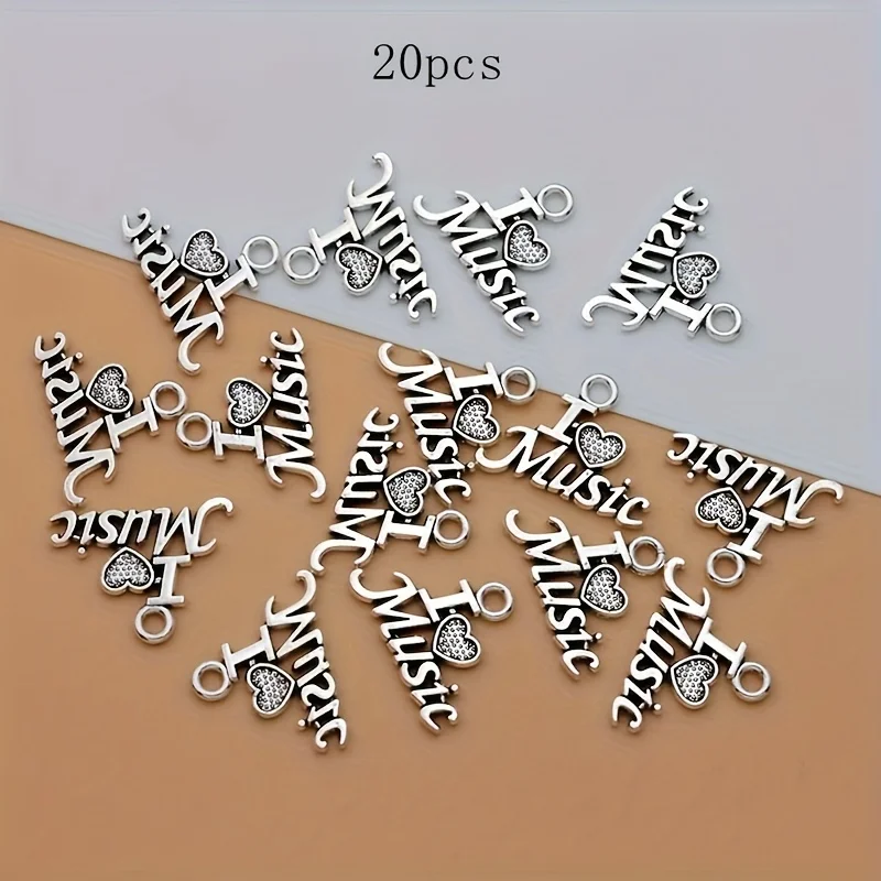 10/20/50PCS Hollow Pendants for Creating DIY Jewellery