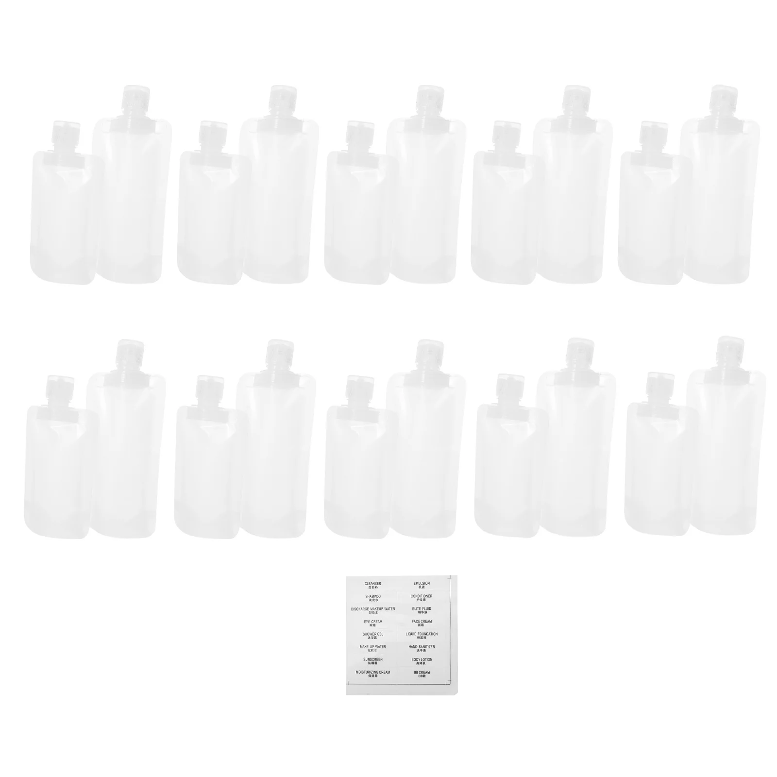 

1Set Squeezable Lotion Storage Pouch Leakproof Bag Travel Essential for Shampoo Body Wash Hand Soap Squeezable Pouch