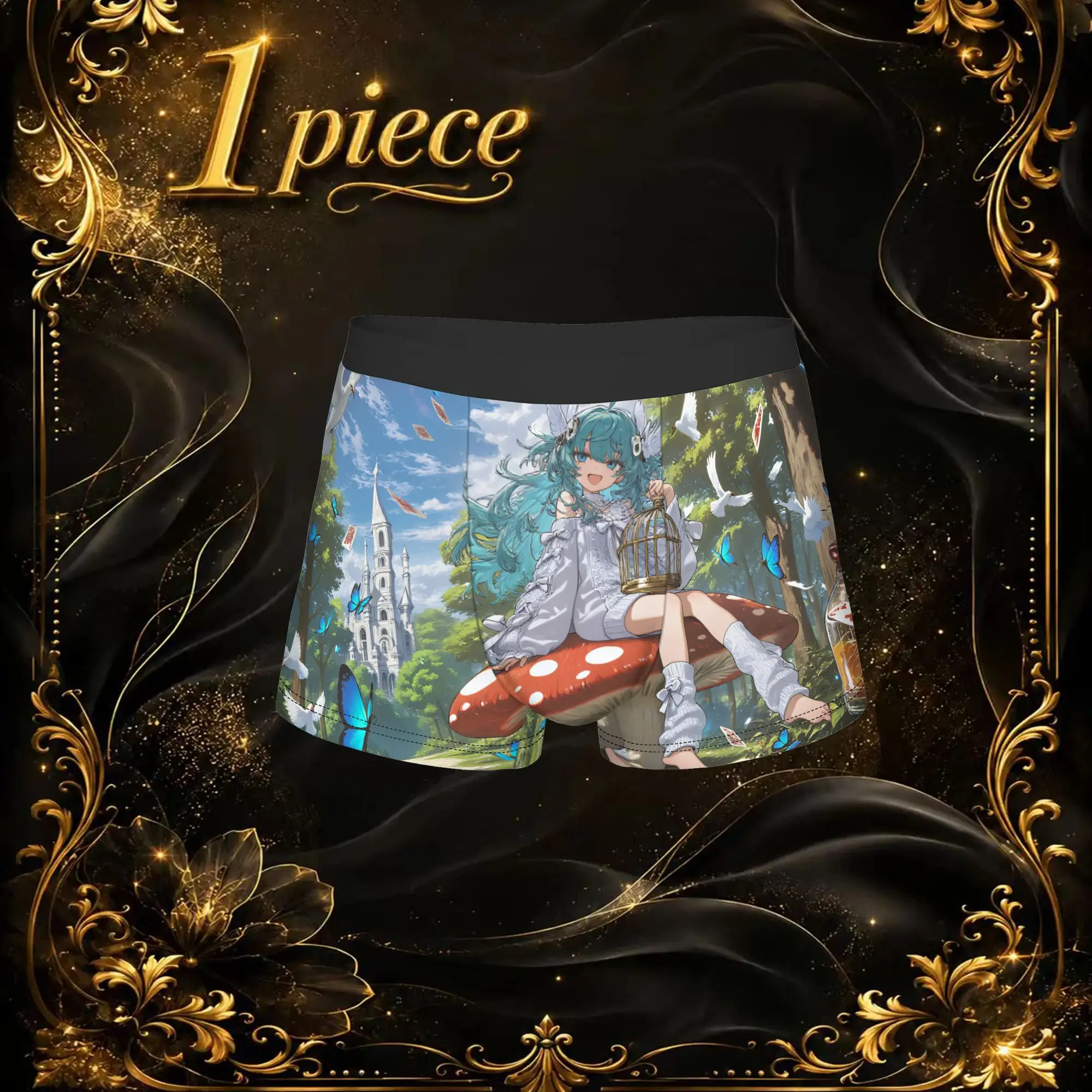 Popular Anime Game Theme Of Girls boxers adults 18 plus Underpants Homme Panties Men's Underwear Print Shorts Boxer Briefs