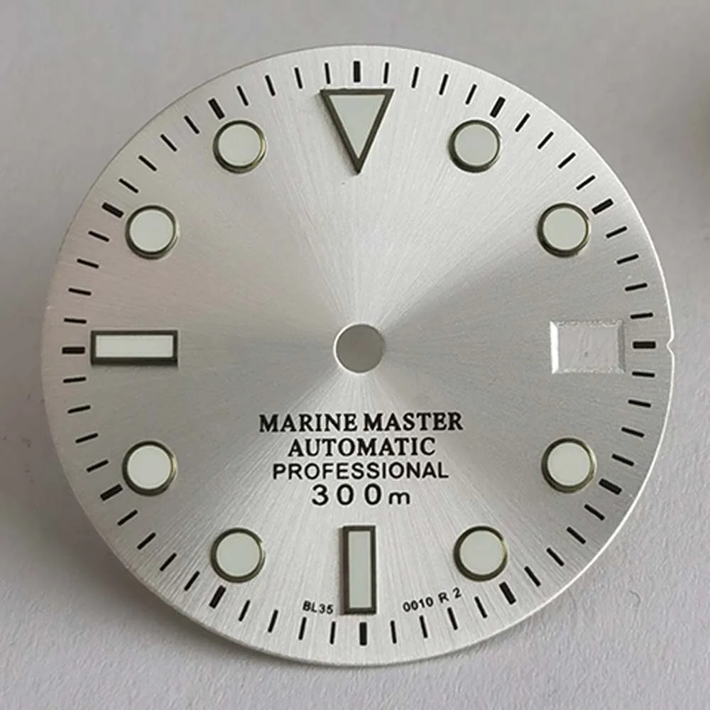 New Water Ghost NH35 S dial 28.5mm green glow-in-the-dark NH36/4R35/4R36 literal watch accessories