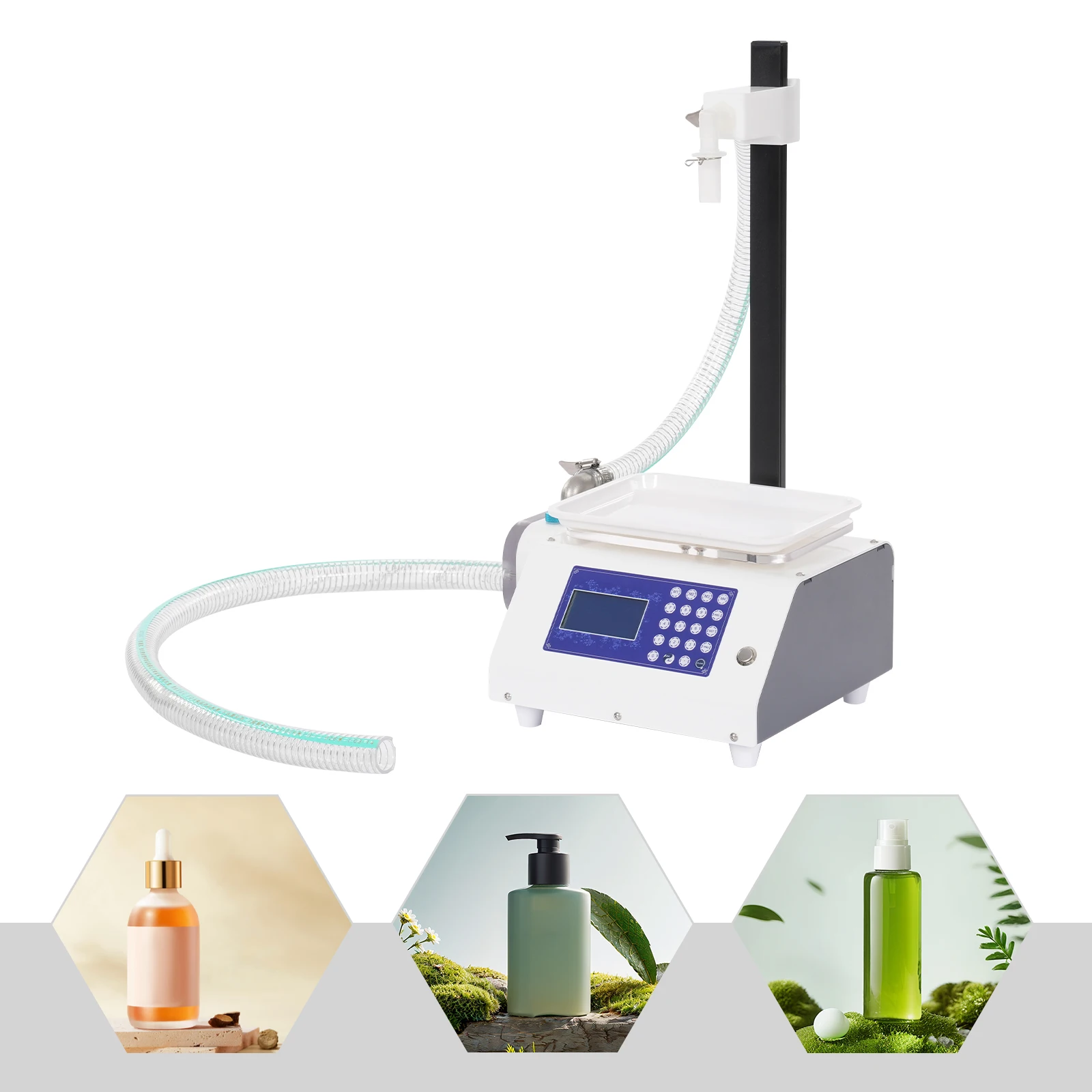 

Liquid Filling Machine 80w Honey Bottle Filling Machine 100-5000g for Liquids as Honey Oyster Sauce Sesame Paste