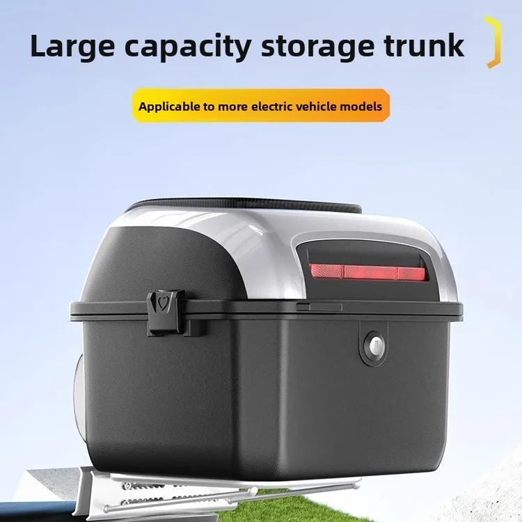 

Багажник электромобиля, универсальный ящик для хранения, водонепроницаемый большой вместительный багажник мотоцикла, ящик для инструментов Maletero Para Moto