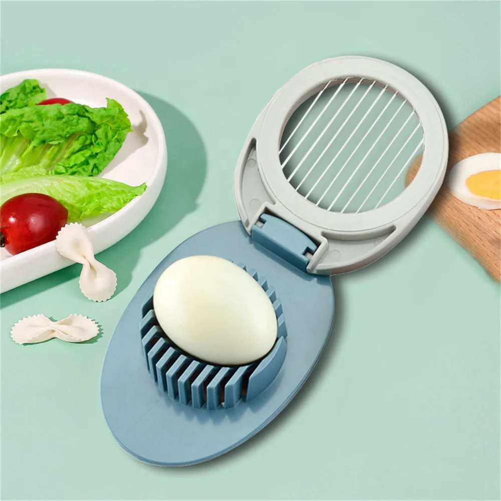 Egg Slicer Not Easily Deformed Easy To Clean 68g Stainless Steel Home Supplies Creative Egg Cutter Sharp Steel Wire Egg Cutter