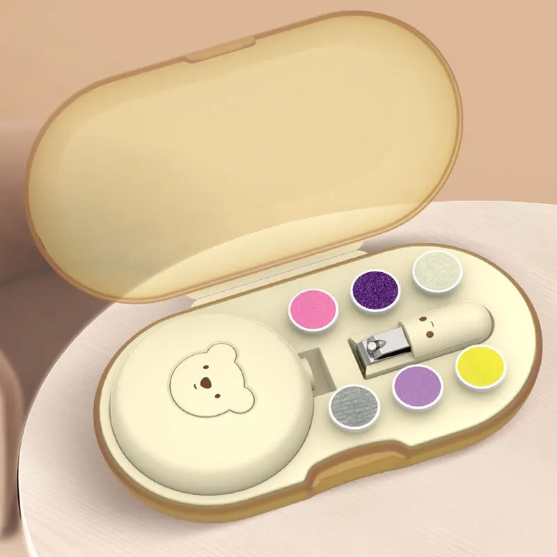 مطحنة أظافر كهربائية للأطفال والرضع للاستخدام المنزلي، مجموعة تلميع لقص الأظافر للأطفال #2