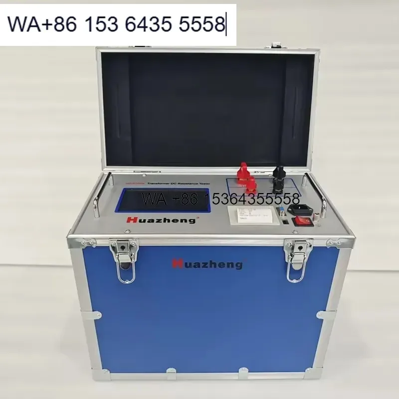 Wmwmnu 100A Automatic Portable DC Winding Resistance Tester High Power Output for Transformer Work