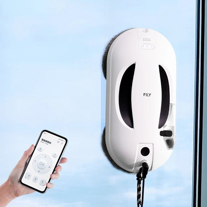 S2 rozpylanie wodą okno Robot czyszczący w pełni automatyczny domowy dwustronny okno artefakt do czyszczenia szkła elektrycznego