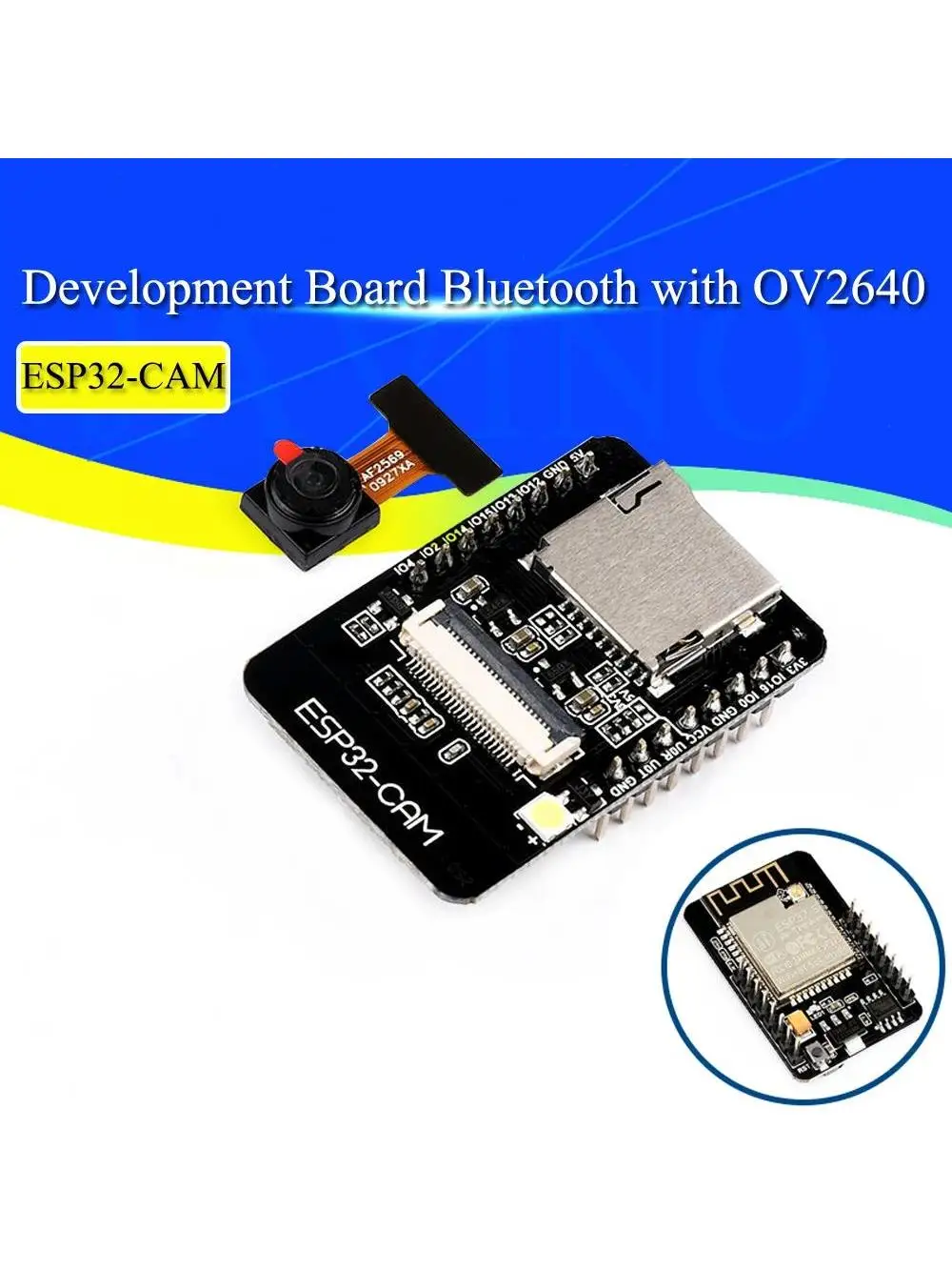 ESP32-CAM Moduł WiFi WiFi ESP32 szeregowy do WiFi ESP32 CAM Płytka rozwojowa 5V Bluetooth z modułem kamery OV2640 — zdjęcie 2