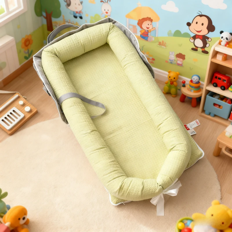 

2026 New Backpack Baby Crib with Adjustable Rope Easy Fold Compact Design for Home Travel Outdoor Infant Bed