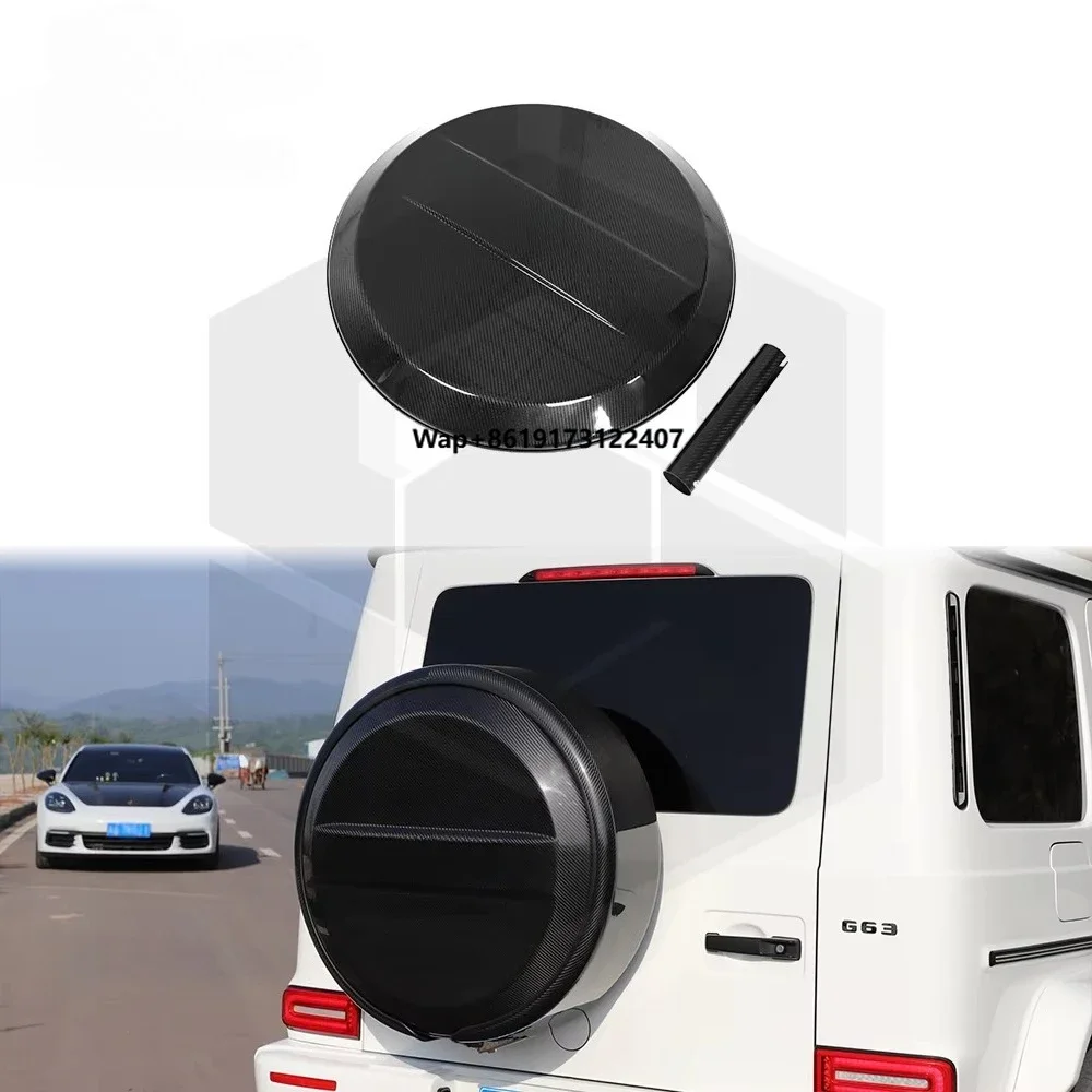 

Dry Carbon Fiber BRS Style Spare Tire Cover for G Class W464 G500 G63 Wheel Cover Accessories Upgrade Body Kits