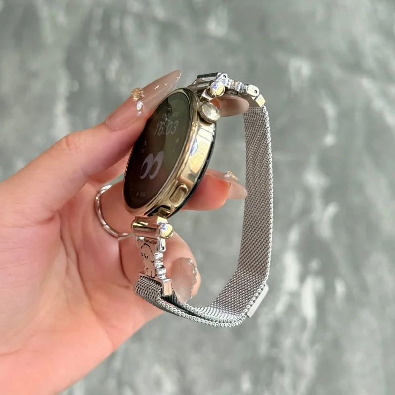 Puppy and kitten magnetic suction suitable for HW Watch Fit3/Fit4 straps and HW Band 8/9/10NFC handmade straps