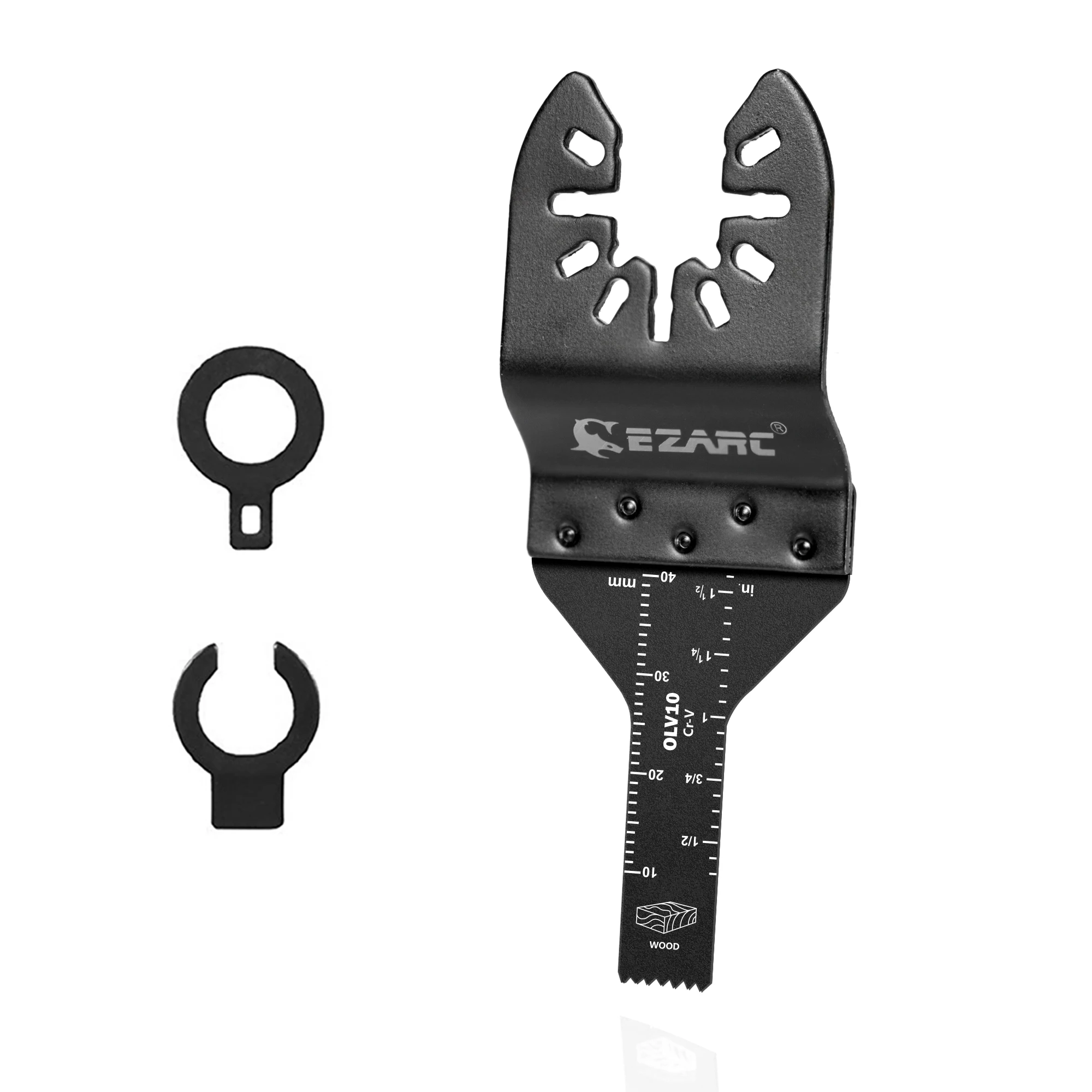 

EZARC Cr-V Oscillating Saw Blade 10mm Narrow Width Oscillating Multitool Blade for Precise Cutting Wood, Plastic, Plasterboard