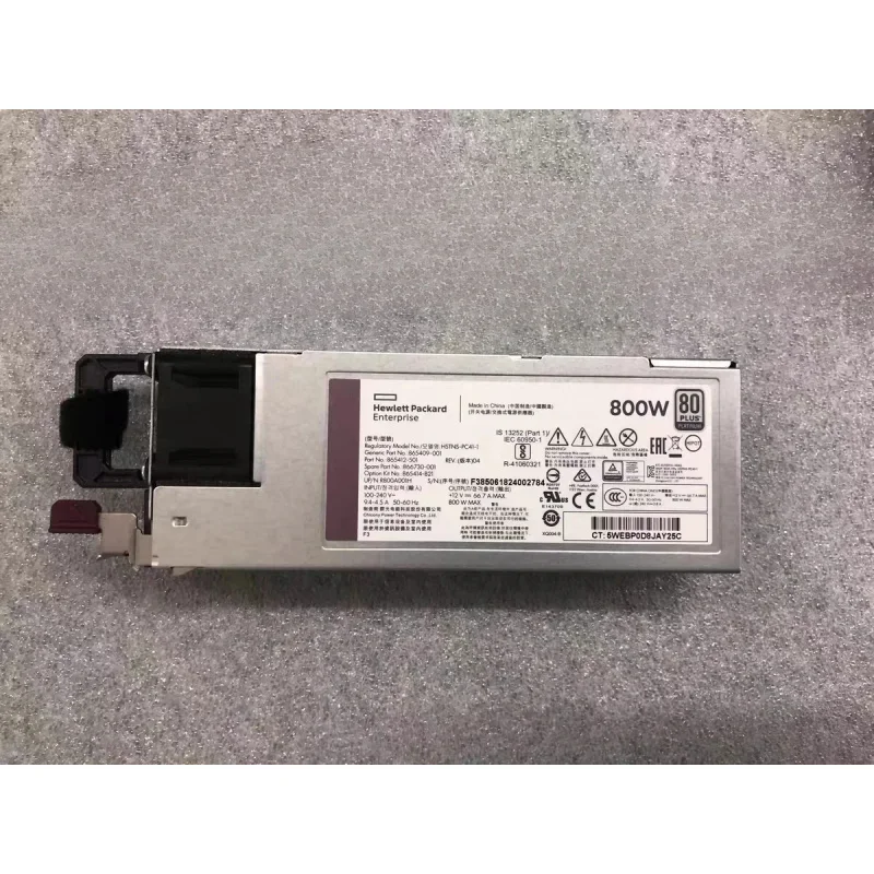 

CHEN FOR HP G10 800W Power Supply 865414-B21 865409-001 866730-001 High Quality 100% Tested~~