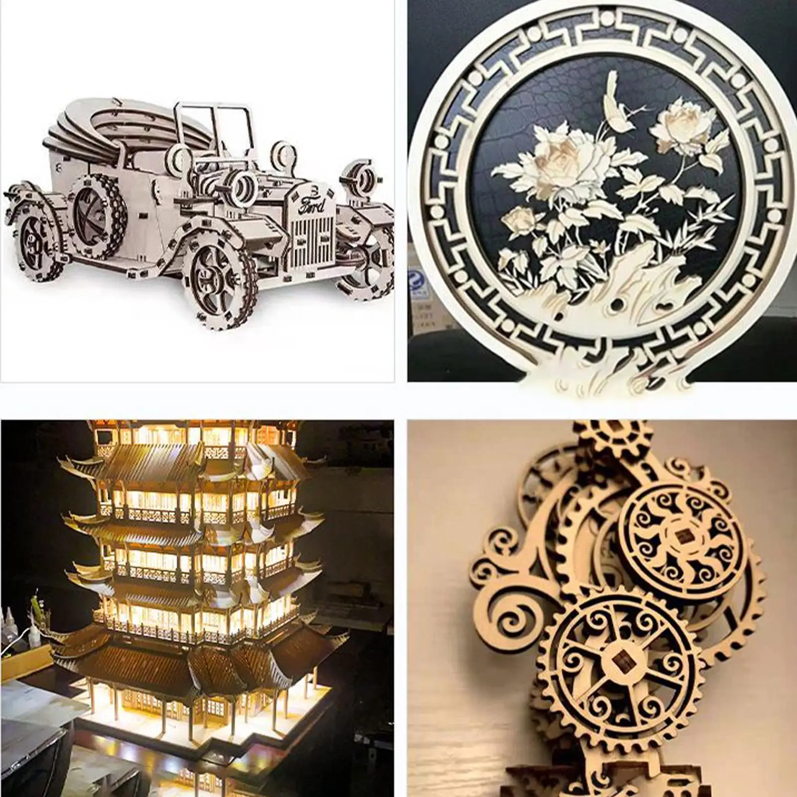 3 ミリメートルバスウッド未完成木材 6 ピース未完成クラフト彫刻 CNC 切断芸術建築モデル趣味プロジェクトミニ