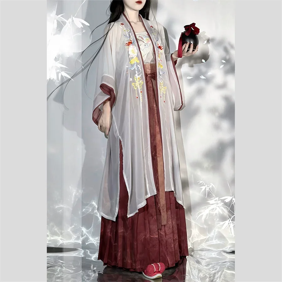 Original Hanfu Women's Clothing New r Ancient Costume Annual Meeting Dance Performance Costume Female Sweet  Hanfu