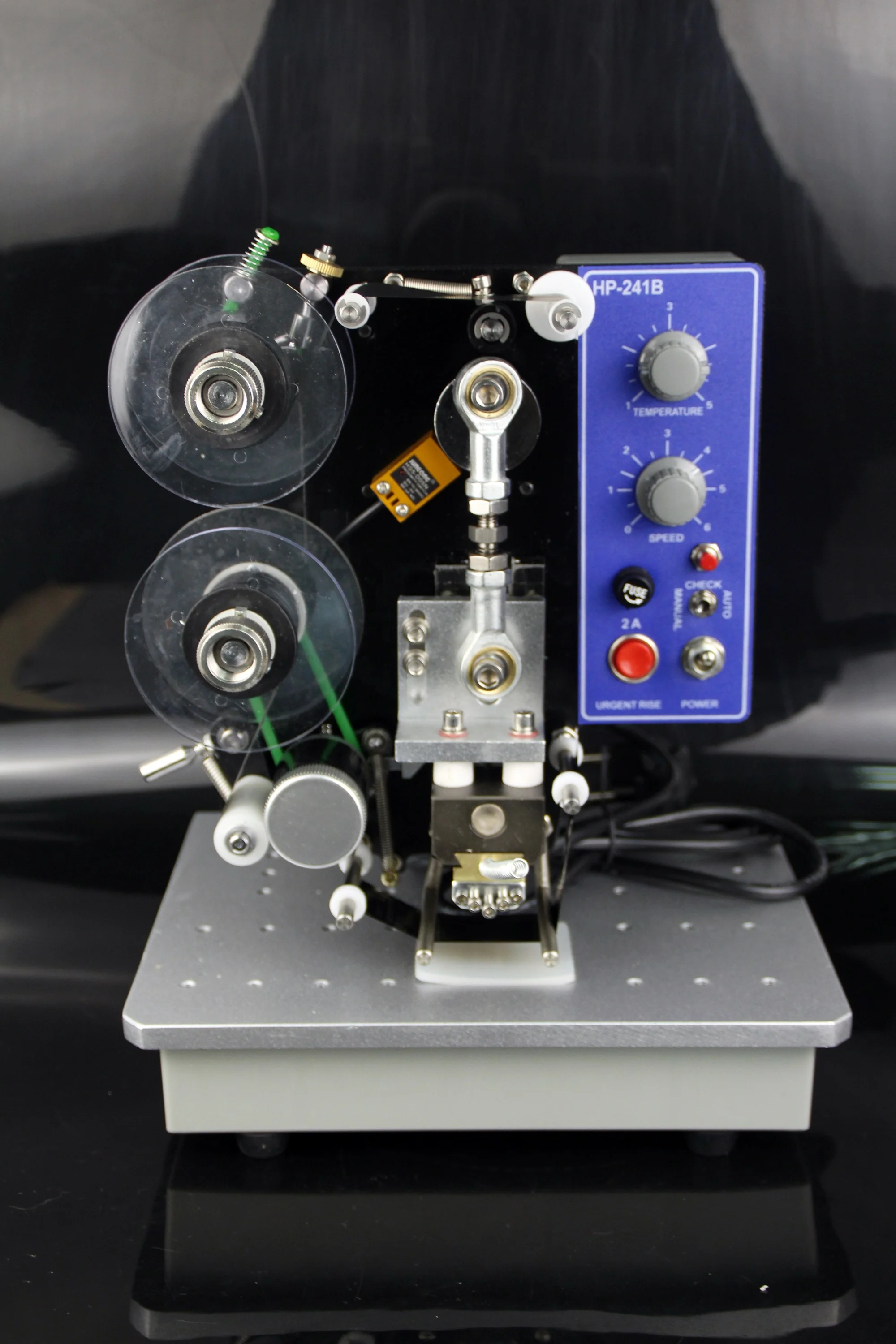Electric Printer Ribbon Date Coder Semi Automatic Plastic Bag Printing & Coding Hot Stamping Machine HP-241B