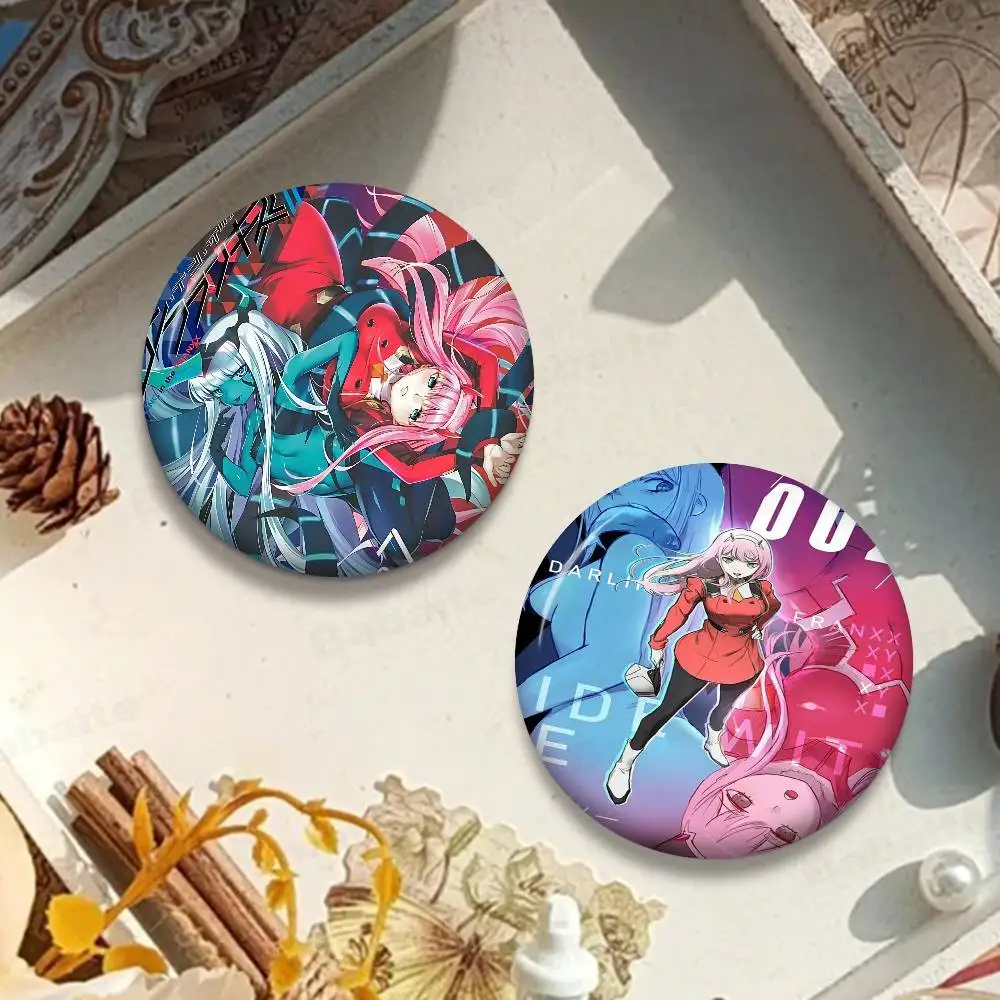 فرانكس صفر اثنين 002 أنيمي أنيمي زر دبوس بروش اليدوية للملابس الكرتون شارة ظهره الديكور مجوهرات اكسسوارات #2