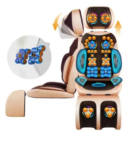 Massage cushion for leaning on of cervical spine massager neck shoulder waist massage chair cushion knead J2216