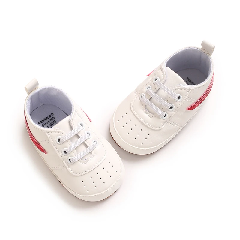 Baby-Sneaker mit weicher Sohle, Neugeborenen-Laufschuhe, rutschfeste PU-Leder-Freizeitschuhe für Kleinkinder von 0-18 Monaten, für Jungen und Mädchen. – Detail 7