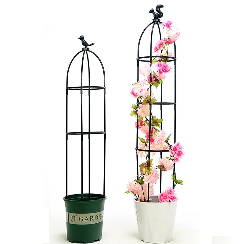 1Set Climbing Plant Trellis Garden Support Cages For Flowers Plants Support Frame Trellis Climbing DIY Flower Vines Pot Stand