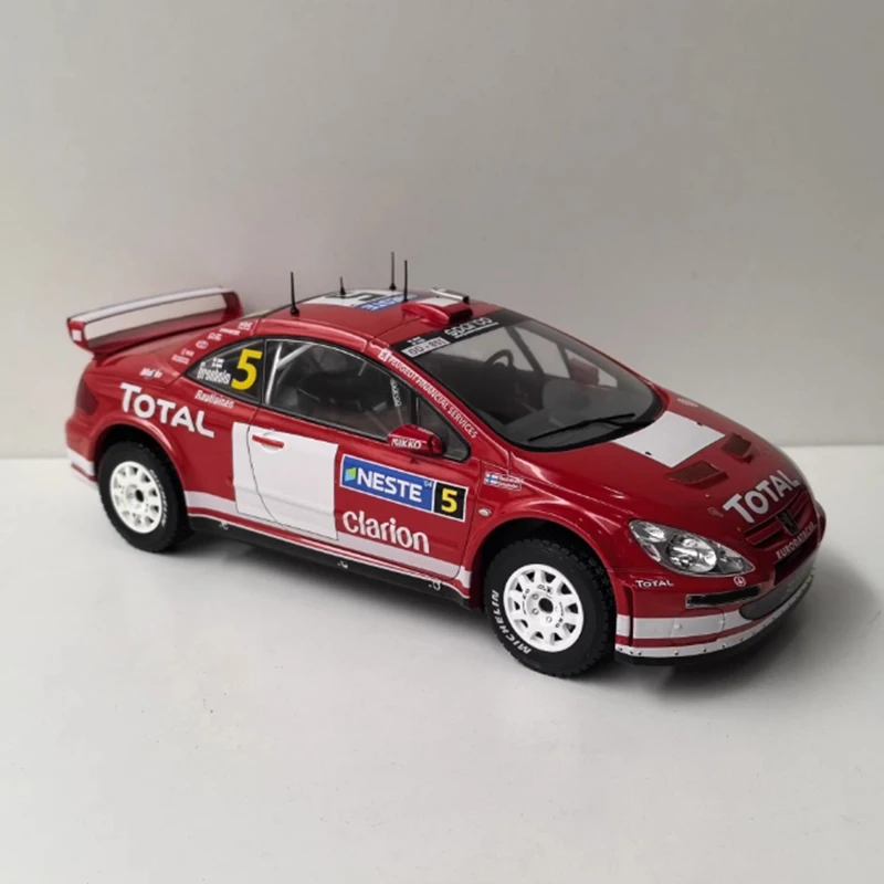 Escala IXO 1/18 307 WRC # 5 liga simulação modelo de carro coleção estática decorado presentes de feriado brinquedos lembrança presente