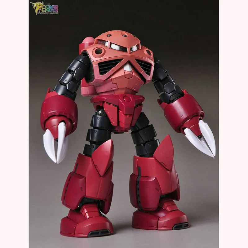Bandai kit modelo genuíno figuras de anime rg 1/144 MSM-07S zgok char exclusivo vermelho diabo caranguejo montagem modelo plástico brinquedo presentes