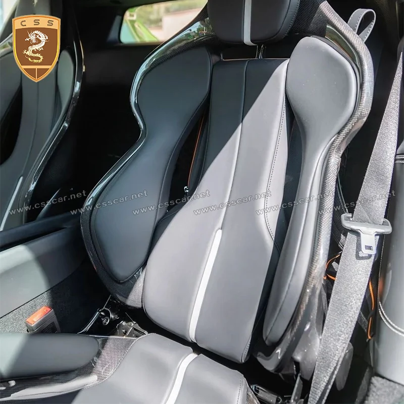 Universal Dry Carbon Fiber Adjustment Racing Bucket Seat For Ferrari SF90 296GTB Customizable Color Interior Decoration Bodykits