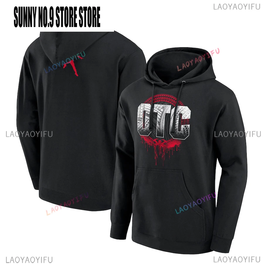 2024 Men's WWE Hoodie The Bloodline OG Bloodline Pullover Hoodie  Youth Child Wrestling Fans Must Have Unisex Sweatshirt