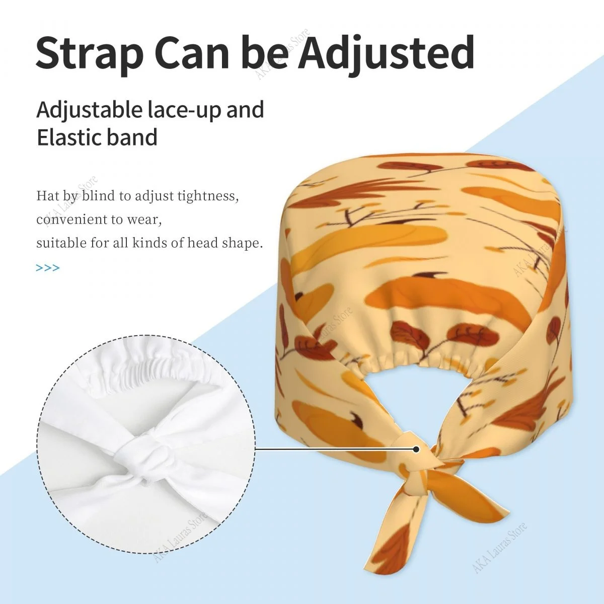 Herbst Kürbis Pflege Zubehör Peeling Hut Chirurgie Kappe Zahnarzt Tier Labor Kappe Peeling Kappe Anästhesie Peeling Kappe