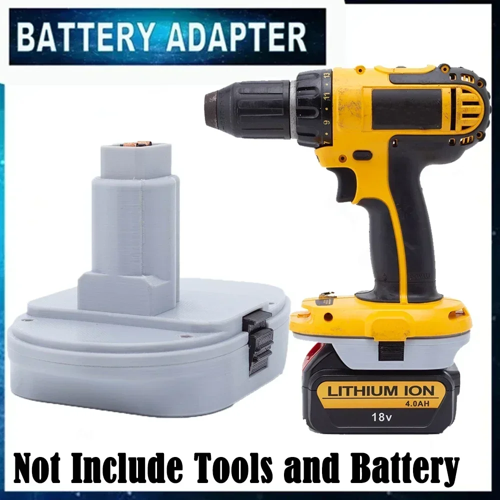 Battery Converter Adapter For DeWalt 18V Lithium Battery To for DeWalt Ni-Cd Ni-Mh 18V Drill Tools Connector(NO Battery )