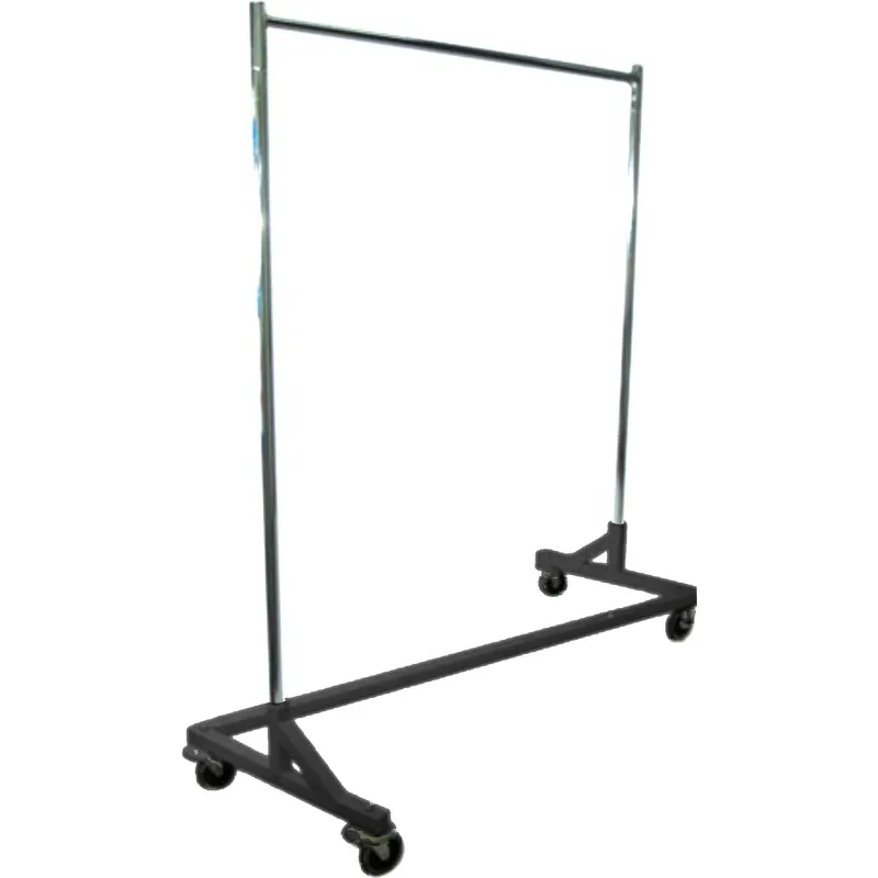 

GR600 Heavy Duty 400lb Capacity Z Rack, 63" Length with Adjustable Height Chrome Uprights and Black Base with Commercial Grade C