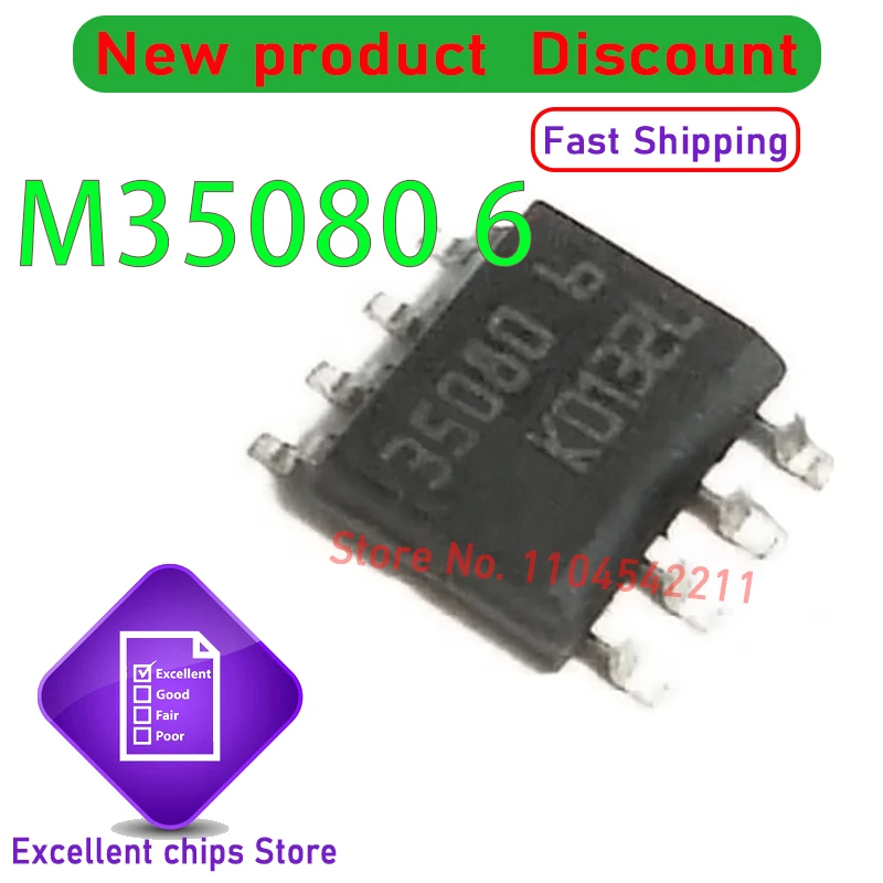 100% New M35080 6 M35080MN6 M35080MN6 35080 SOP8 Chipset (5-20piece)