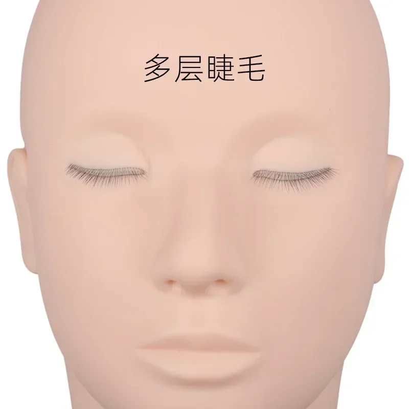 

Beauty eyelash modelmannequin head for wig head to practice hairstyles mannequin Real doll Professional styling head