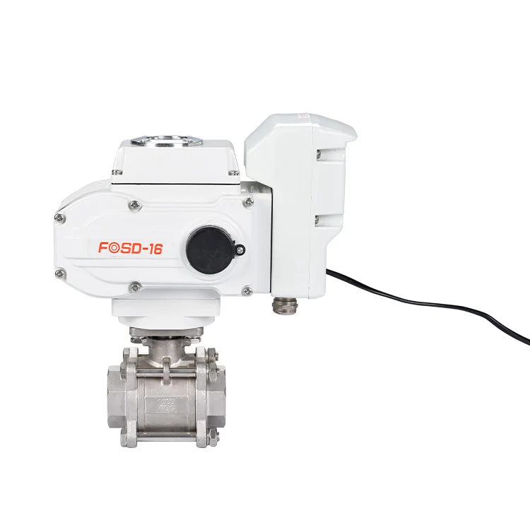 4-20ma e 0-5v sinal de controle de aço inoxidável cf8 cf3 3 pc ajuste rápido montado tri braçadeira válvula de esfera elétrica