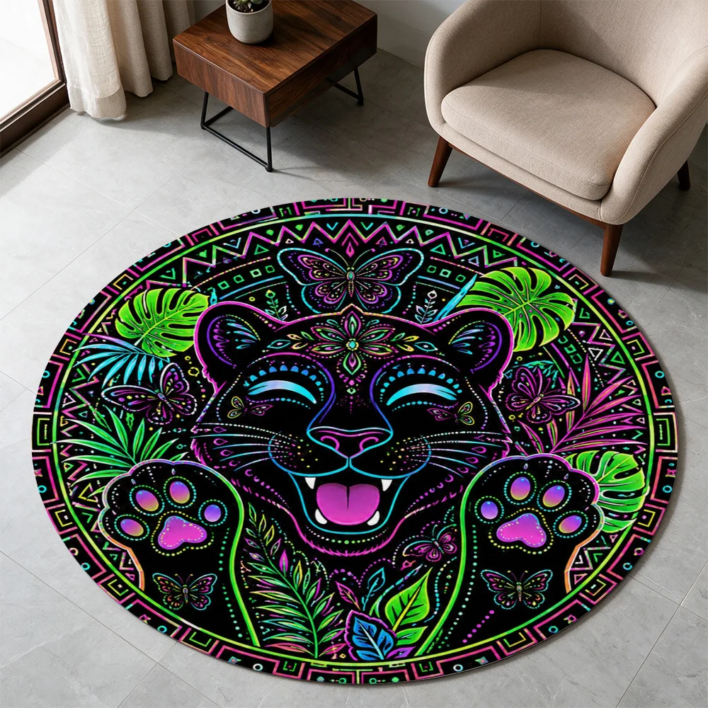 tapete-redondo-estampado-de-jaguar-tribal-boho-tapete-de-chao-estilo-macrame-vibrante-para-decoracao-de-casa-boho-chic