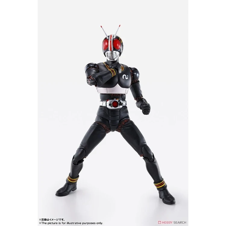 BANDAIS-Black SHF Tokusatsu شخصية أنيمي ، موديل قابل للتحصيل ، راكب مقنع ، هدايا للأطفال ، أصلي ، متوفر